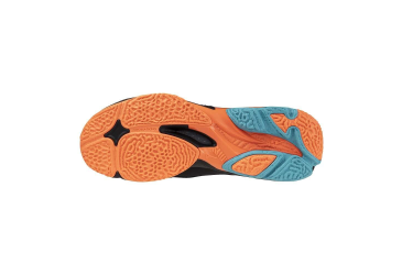 MIZUNO WAVE LIGHTNING Z8(U) / Black/Neon Flame/Peacock Blue /