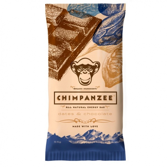 CHIMPANZEE  ENERGY BAR Dates - Chocolate 55g