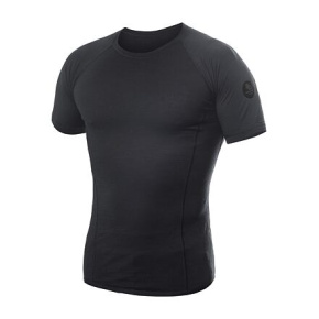 SENSOR MERINO AIR pánské triko kr.rukáv černá velikost M