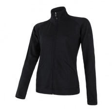 SENSOR MERINO UPPER dámská mikina celozip černá Velikost: SENSOR MERINO UPPER dámská mikina celozip černá Velikost: