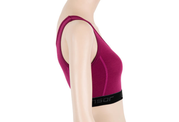 SENSOR MERINO ACTIVE dámská podprsenka lilla 