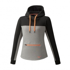 Mizuno Athletic Hoody / Black/Grey / Mizuno Athletic Hoody / Black/Grey /