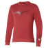 MIZUNO Release Crew Sweat / Mineral Red