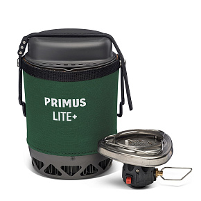 Vařič set PRIMUS Lite Plus Stove System II 0,8L Green