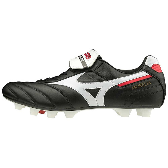 MIZUNO MORELIA II JAPAN MD / Black/White/Chinese Red