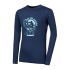 SENSOR MERINO DF PLANET dětské triko dl.rukáv deep blue velikost