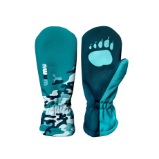 Dětské softshellové rukavice Wamu Maskáč Dětské softshellové rukavice Wamu Maskáč