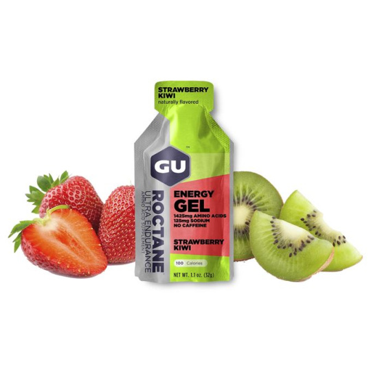 GU Roctane Energy Gel 32 g Strawberry Kiwi 1 SÁČEK (balení 24ks) EXP 10/24