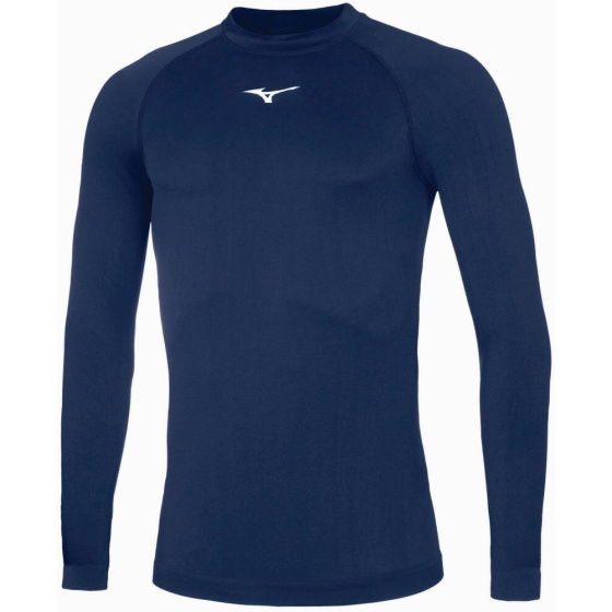 MIZUNO Core Long Sleeve Underwear_Navy/WHite