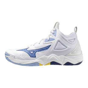 MIZUNO WAVE MOMENTUM 3 MID(U) / White/BellwetherBlue/BelAirBlu /