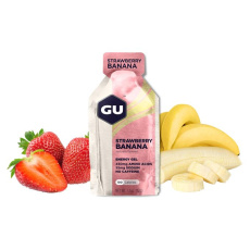 GU Energy Gel 32 g Strawberry Banana 1 SÁČEK (balení 24ks) Expirace 05/23 GU Energy Gel 32 g Strawberry Banana 1 SÁČEK (balení 24ks) Expirace 05/23