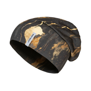 SENSOR ČEPICE MERINO IMPRESS černá/cosmos velikost M