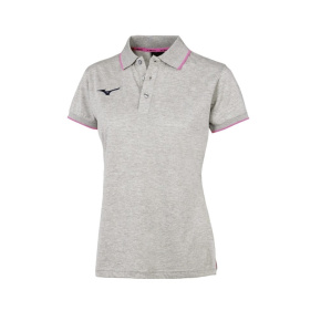 MIZUNO Mizuno Polo/Heather Grey/PinkFuo